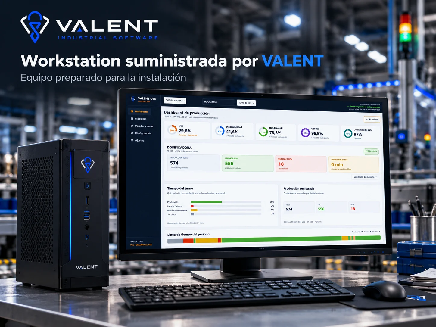 PC suministrado por VALENT